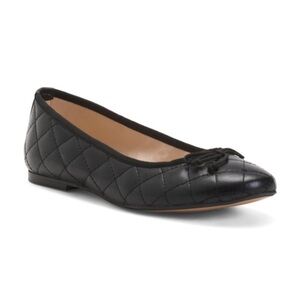 NEW BERTUCHI Made In Spain Leather Quilted With Front Bows Ballet Flats 41